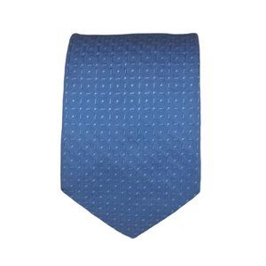 HUGO BOSS Blue Geometric Silk Tie ITALY 60"/ 3.2" EC